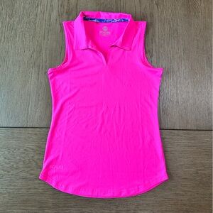 Scales Women’s Sleeveless Golf Tank Top Size XS Pink